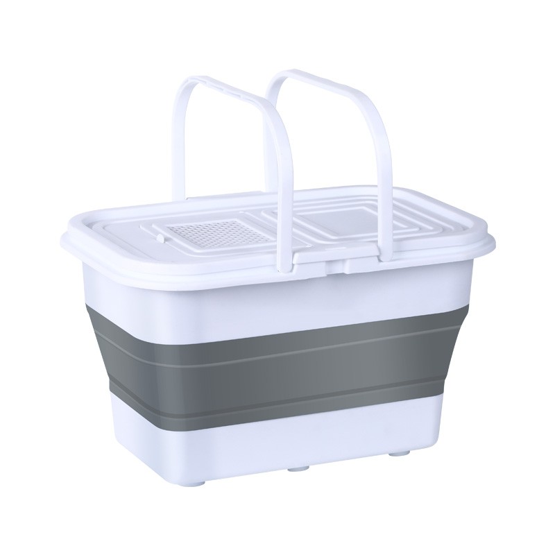 13L FOLDING FISHING TANK (GREY)